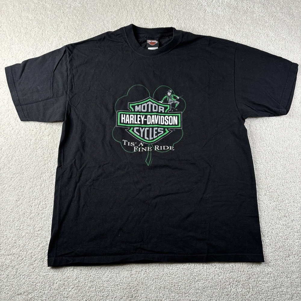 Harley Davidson Shirt Battlefield Gettysburg Men's XL Tis A Fine Ride 2003 H-D